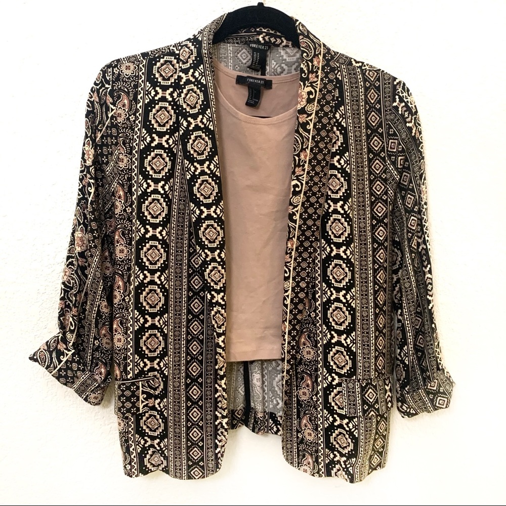 Patterned Blazer - Picture 4 of 5